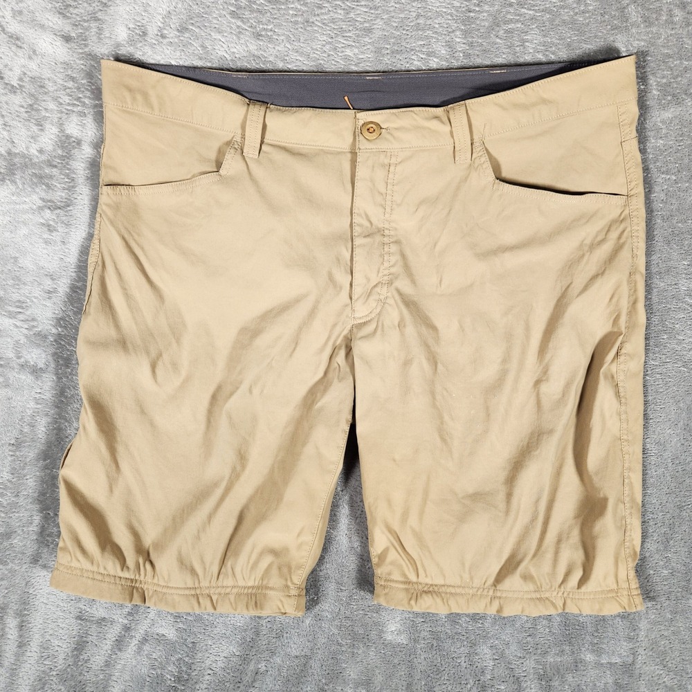 Eddie Bauer Convertible Tech Shorts‎ Mens 40 Tan Hiking 1537466 NO LEGS